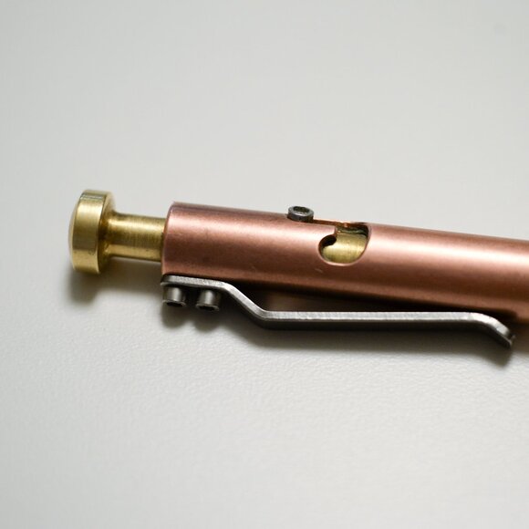 Karas Copper Bolt Action Ballpoint Pen - Picture 2 of 3